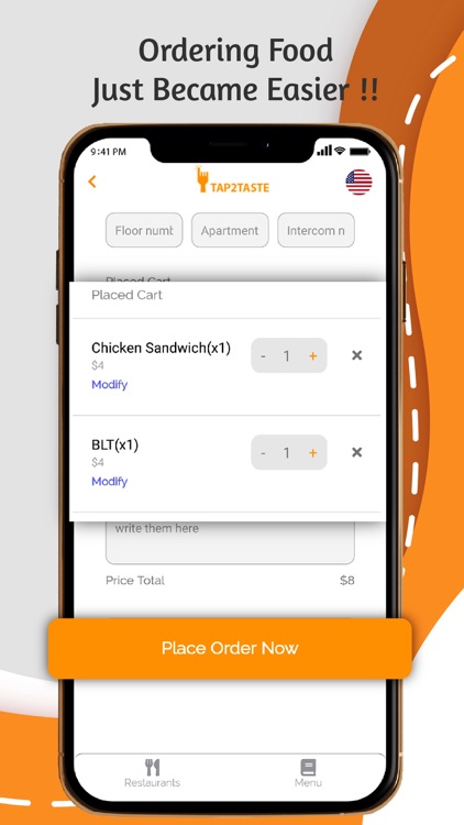 Tap2Taste: Order food app screenshot-6