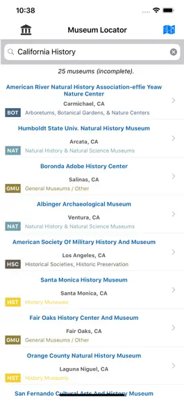 Game screenshot U.S. Museum Locator mod apk