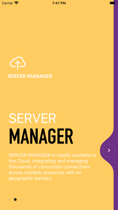 E1 Server Manager Screenshot