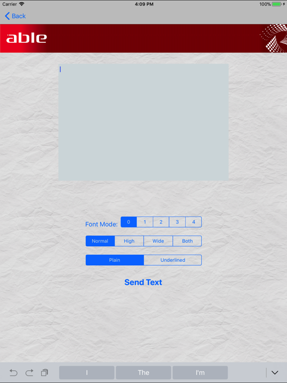 App screenshot