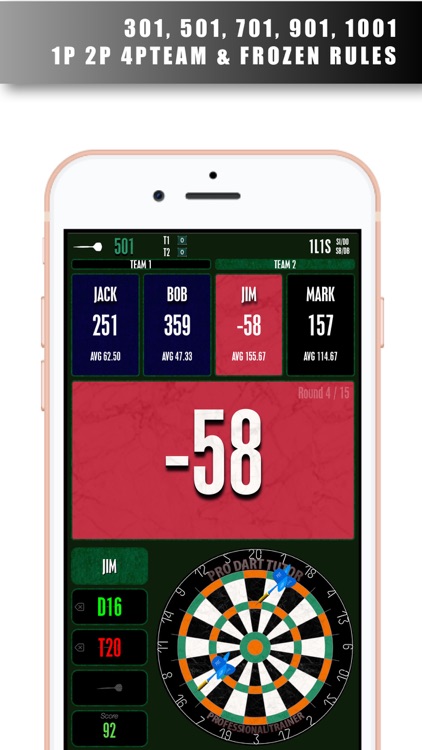 Dart Scorekeeper PDT 2k screenshot-3