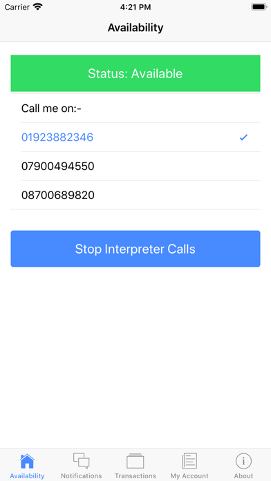 Screenshot #2 pour Interpreter Connect