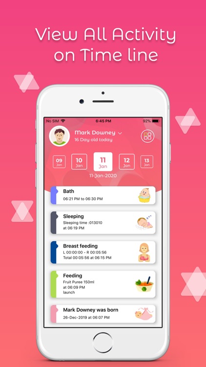 Parent Love : Baby Care Tacker