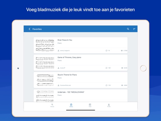 MuseScore: bladmuziek iPad app afbeelding 3