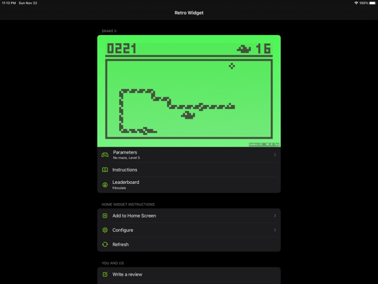 Retro Widget: Snake Battles Screenshots