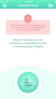contractions de grossesse iPhone Captures Décran 2