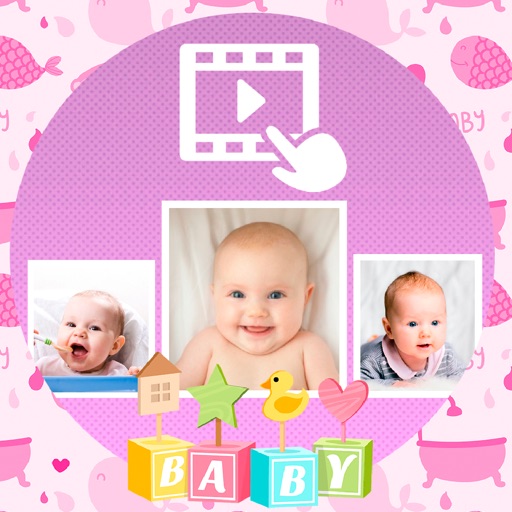 Create baby videos icon