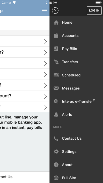 Peoples Trust Company Screenshot
