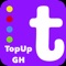 The TopApp GH app brings you effortless mobile scratch card top-up and balance check with a click across all networks in Ghana