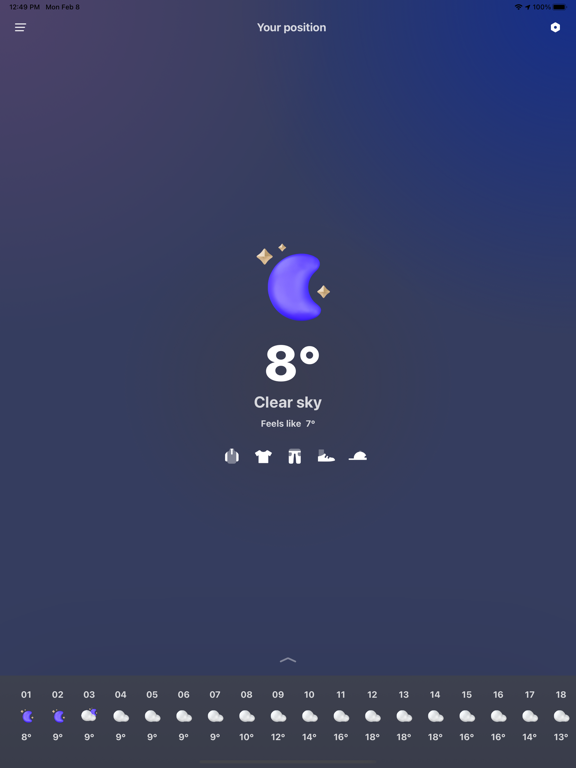 Screenshot #6 pour Dress Weather—Clothes forecast