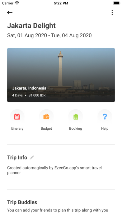 EzeeGo.app Screenshot