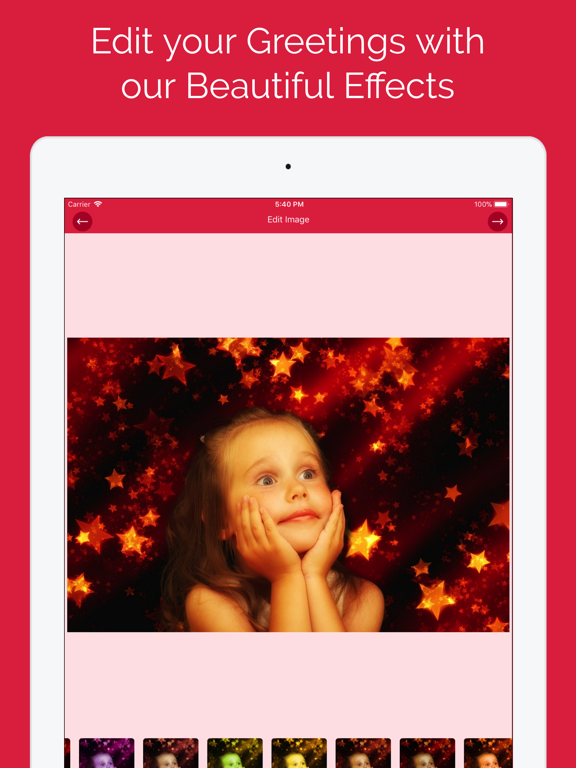 Christmas Photo Collage Frames iPad screenshot