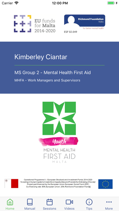 MHFA Youth Screenshot