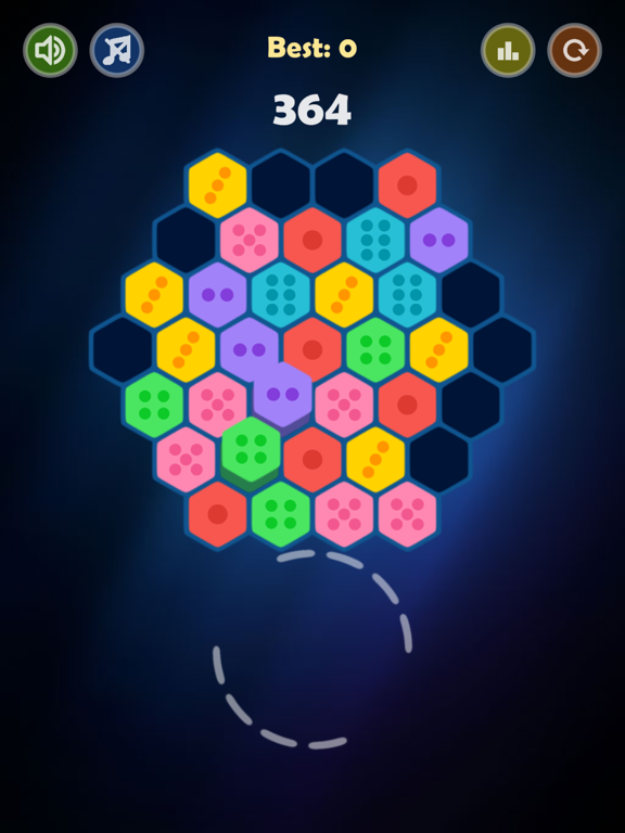 Screenshot #6 pour Hex Merge!