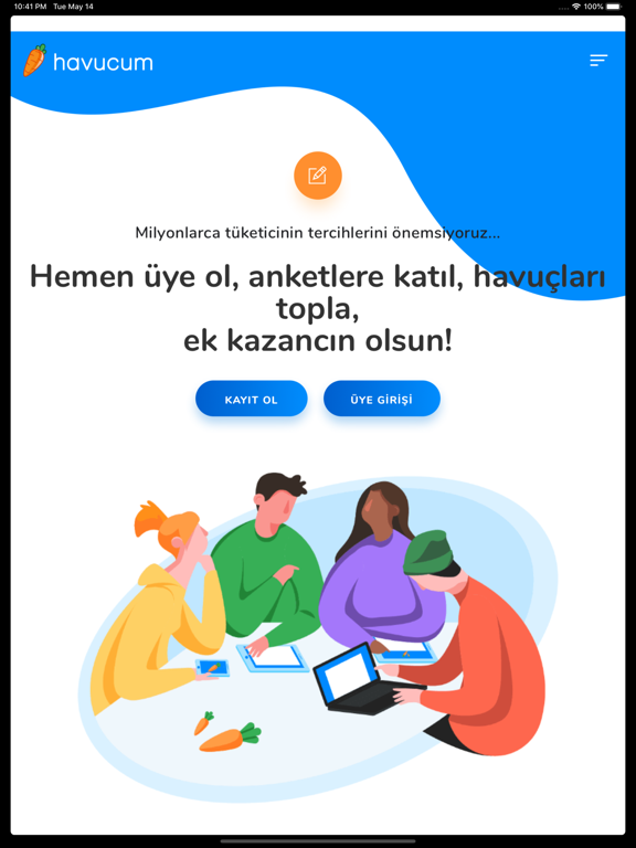 Havucum iPad screenshot 1 - Business app
