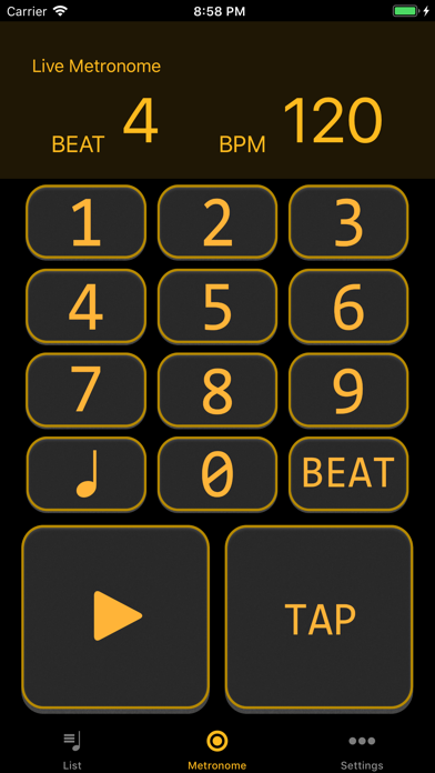 Screenshot #2 pour Live Metronome