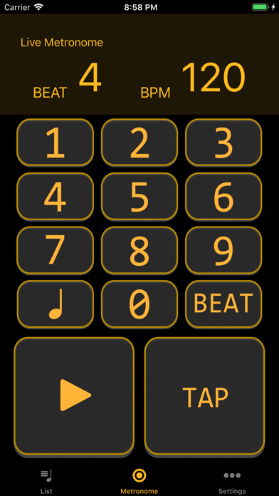 Live Metronome screenshot 2