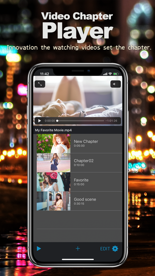 #1. Video Chapter Player (iOS) 来自: Takeshi Kayahashi