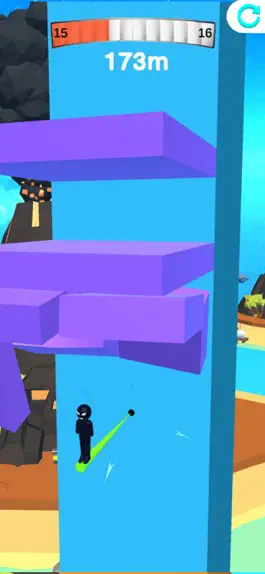 Game screenshot Stickman Jump Up 3D! hack