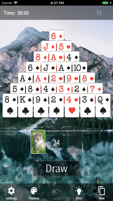 Screenshot #2 pour Pyramid Solitaire(Card Game)