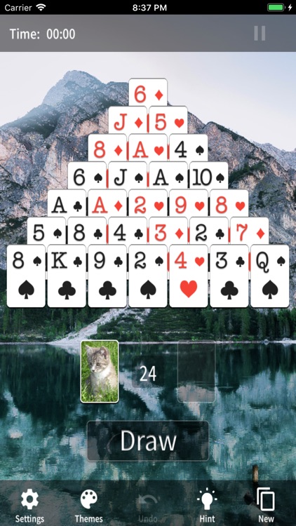 Pyramid Solitaire(Card Game)