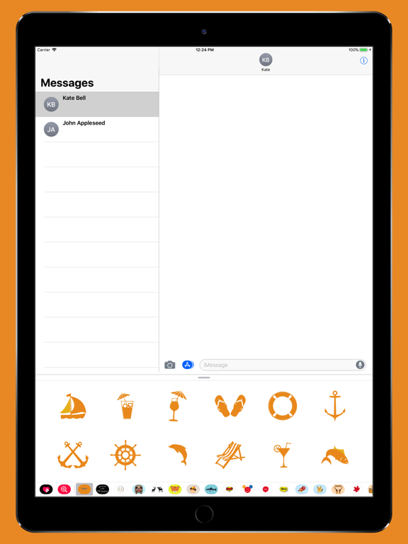 Screenshot #5 pour Summer vibe - emoji & sticker