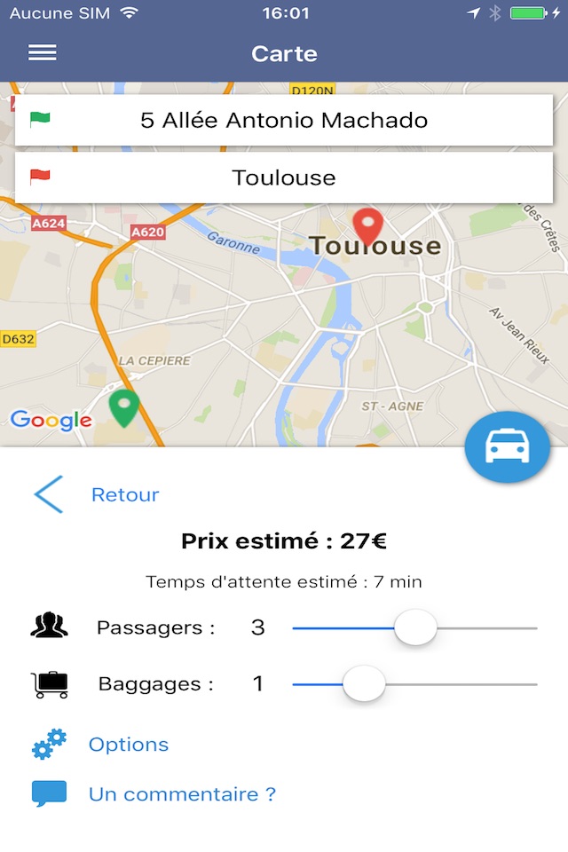 Capitole Taxi screenshot 3