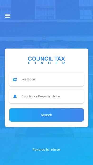 Council Tax Finder Screenshot