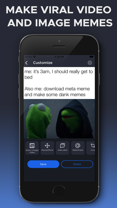 How to cancel & delete Meta Meme: Video/Image Maker from iphone & ipad 2
