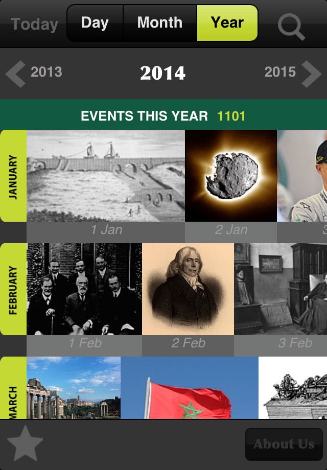 Historica Calendar screenshot 4