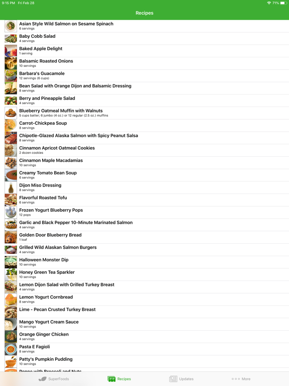 Screenshot #6 pour SuperFoodsRx - Essential Guide