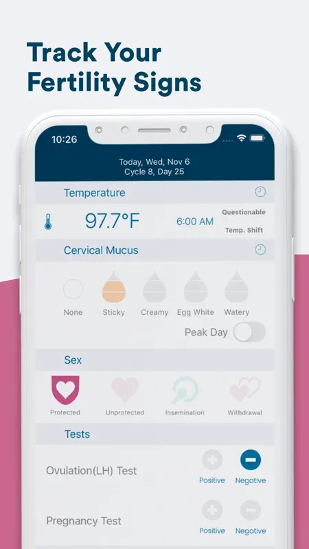 Kindara: Fertility Tracker screenshot 4 of 6