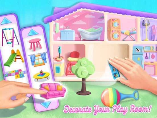 Sweet Baby Girl Doll House iPad app afbeelding 3
