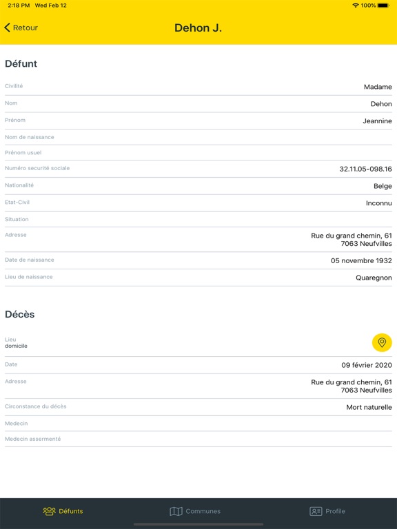 Screenshot #6 pour Gestion funéraire Pro