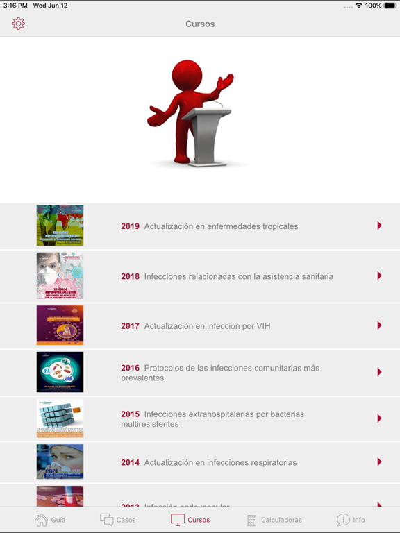 Guía Terapéutica Antibiótica iPad screenshot 4 - Medical app