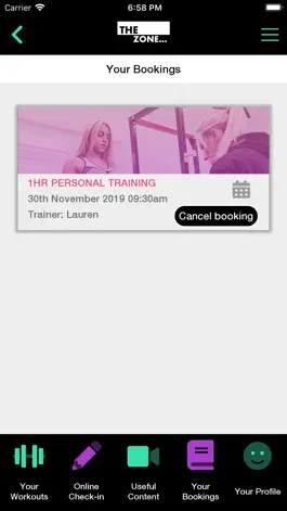 Game screenshot The Zone Personal Training hack