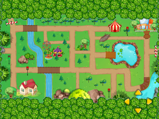 Bear goes to school iPad screenshot