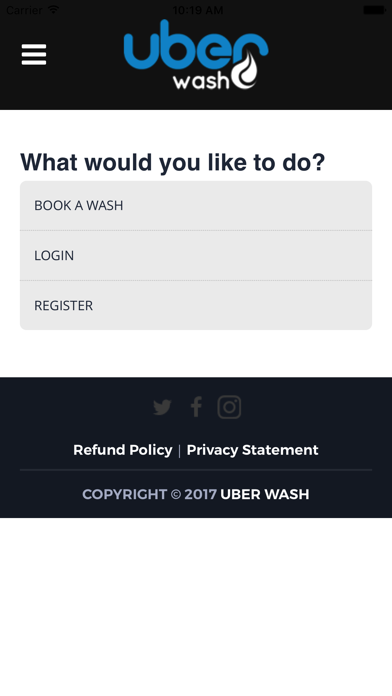 uber-wash screenshot 2