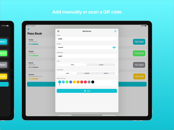 Pass Book - Two Factor