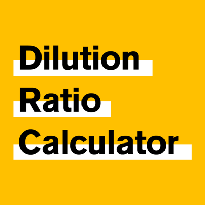 Dilution Ratio Calculator