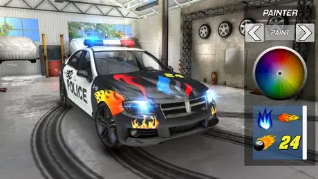 Police Drift Car Driving