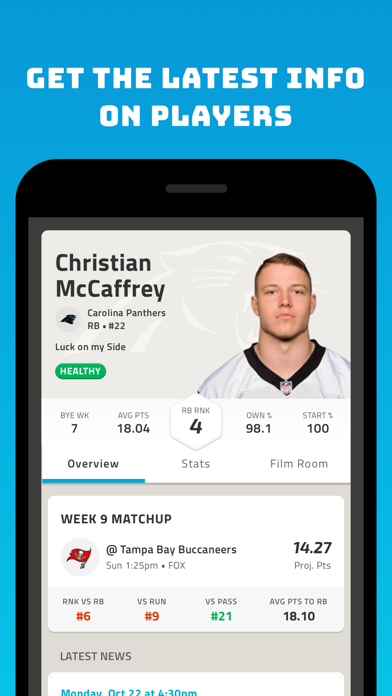 NFL Fantasy Football Screenshot