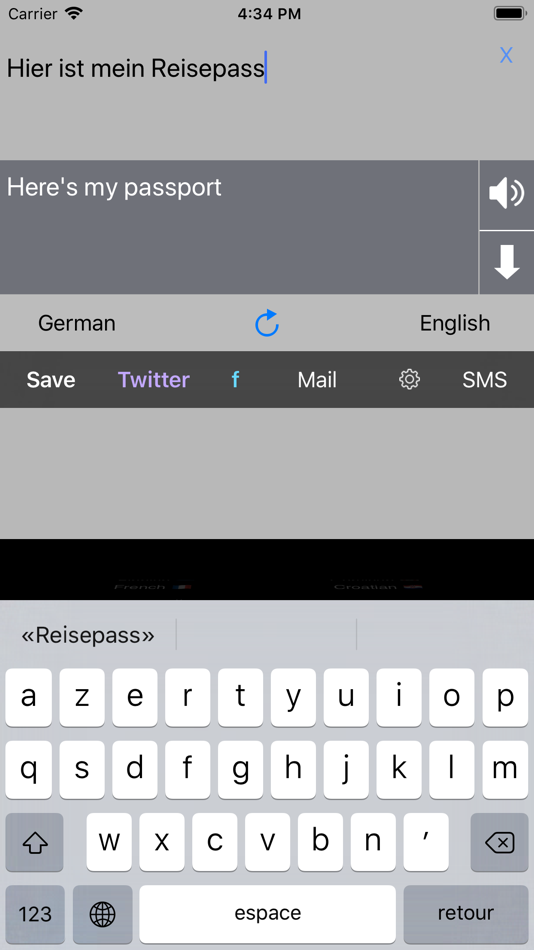 #3. Mein Übersetzer (iOS) 由: Milad Fakhr