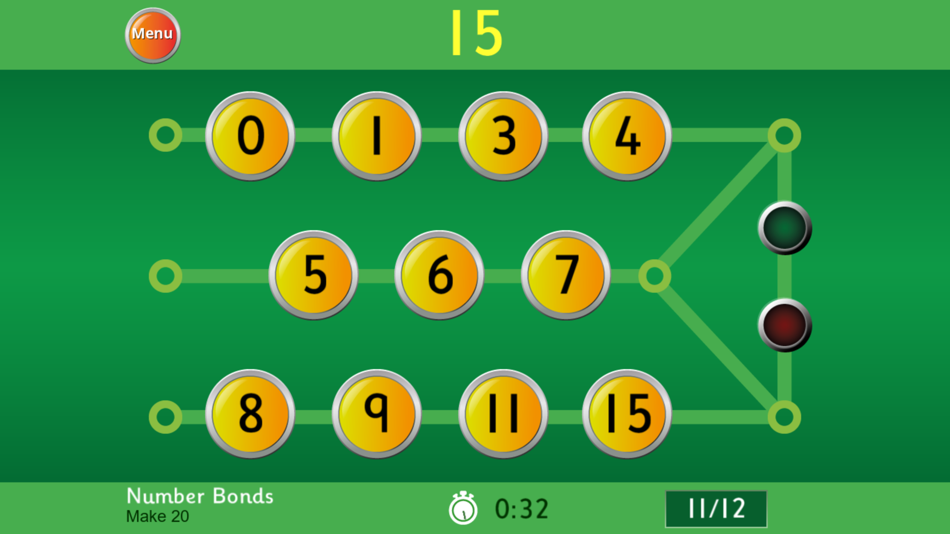 #3. Hit the Button Math (iOS) Podle: Topmarks Online Ltd