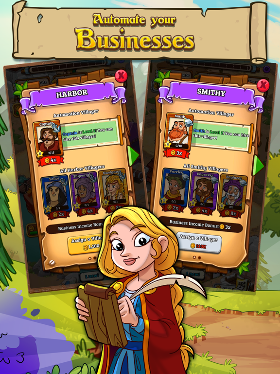 Royal Idle: Medieval Quest iPad screenshot 4 - Games app
