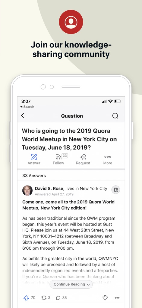 Quora - Engage with Community