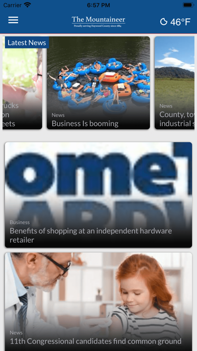 Mountaineer News Screenshot
