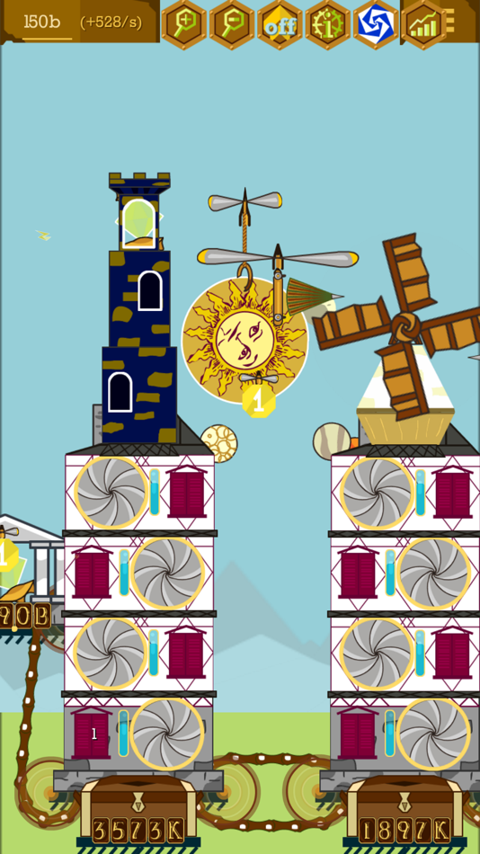 #5. Steampunk Idle Spinner Factory (iOS) 由: Alexey Izvalov