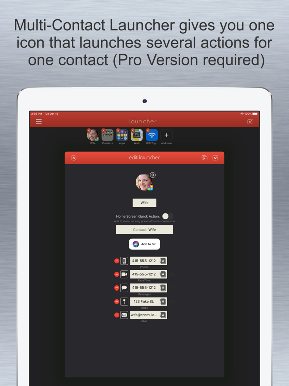 Launcher with Notification Center Widgets screenshot