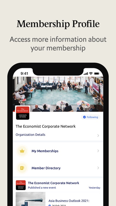 Economist Corporate Network Screenshot
